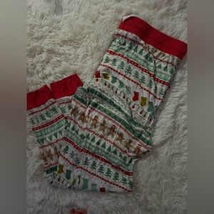 Little Sleepies Red and Green Holiday Pajama Pants